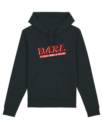 D.A.R.E Tricou retro  Black