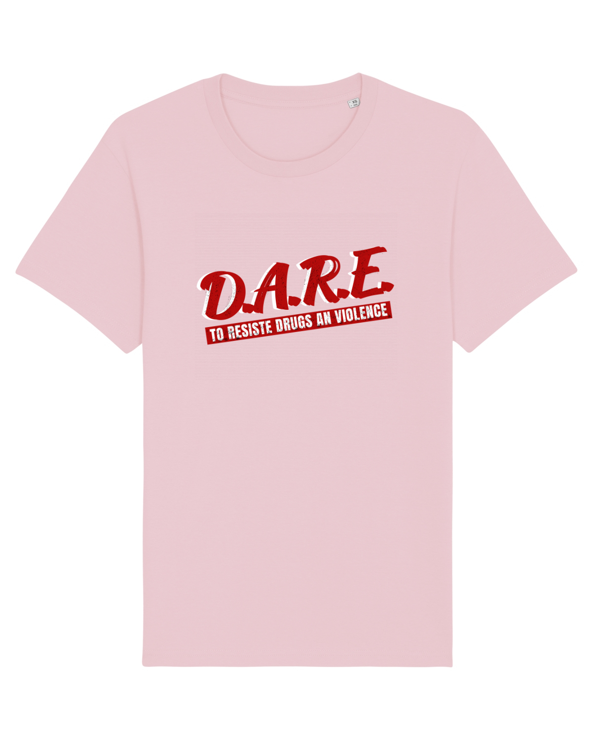 Tricou mânecă scurtă Unisex Rocker Cotton Pink