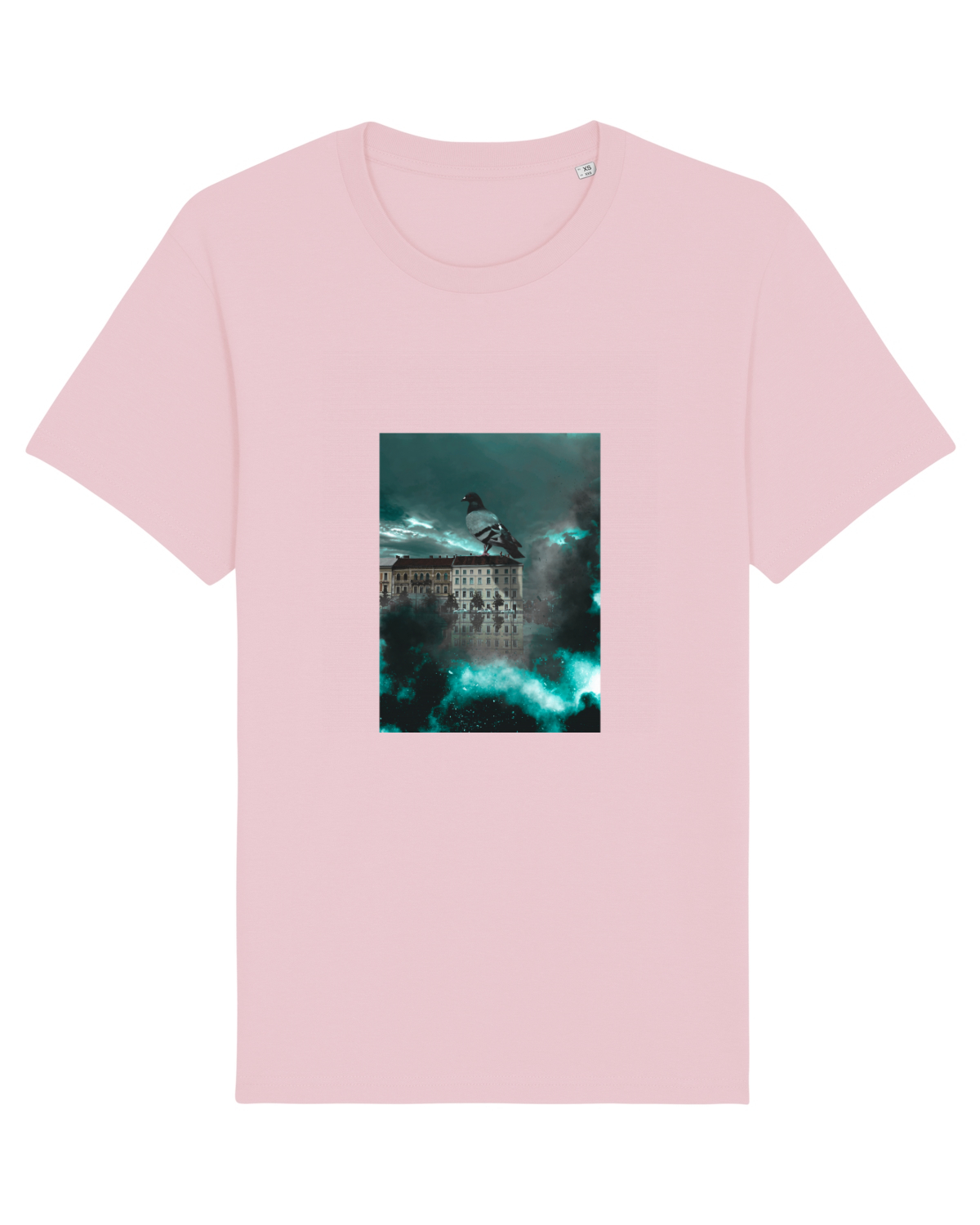 Tricou mânecă scurtă Unisex Rocker Cotton Pink