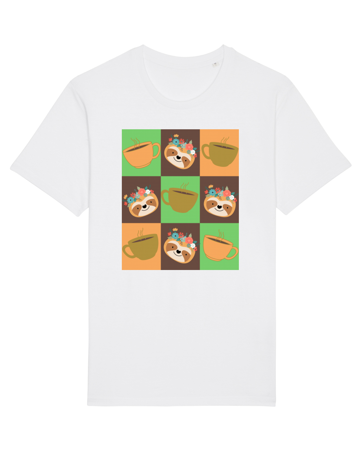 Tricou mânecă scurtă Unisex Rocker White