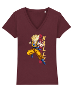 Goku Tricou mânecă scurtă guler V Damă Evoker