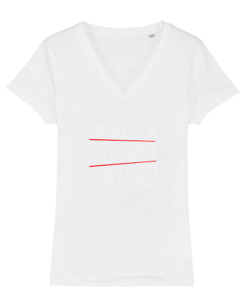 I don't care White