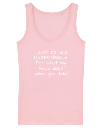 Can't be held responsible Cotton Pink