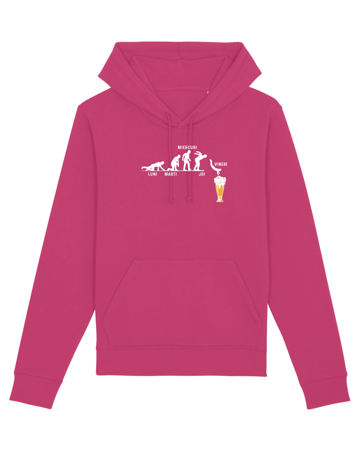 Hanorac Unisex Drummer Raspberry