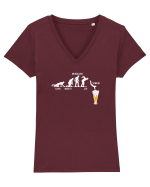 Weekend Fun Tricou mânecă scurtă guler V Damă Evoker