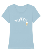 Weekend Fun Tricou mânecă scurtă guler larg fitted Damă Expresser