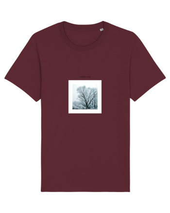 White Cold Frame Burgundy