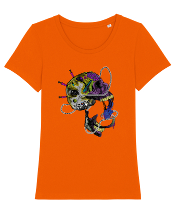 Skull Bright Orange