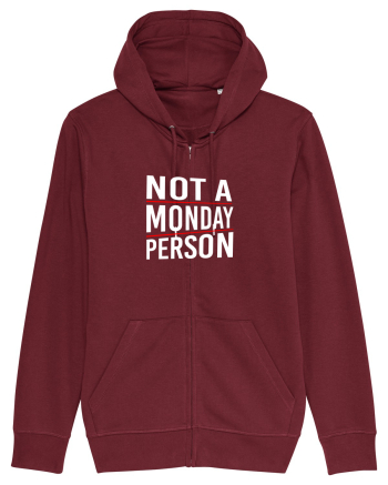 Not a monday person. Burgundy