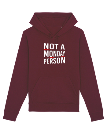 Not a monday person. Burgundy