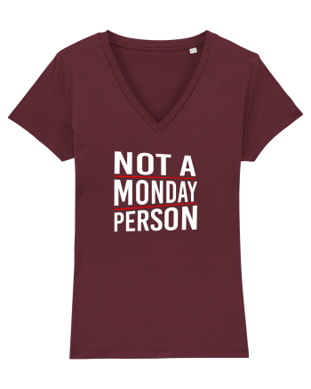 Not a monday person. Burgundy