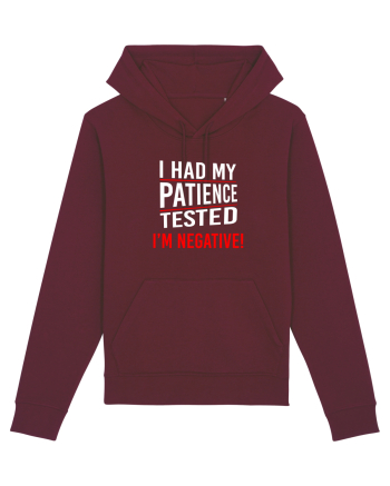 Patience Negative Burgundy