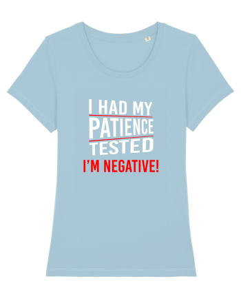 Patience Negative Sky Blue