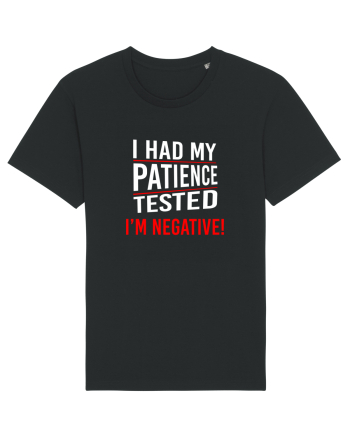 Patience Negative Black