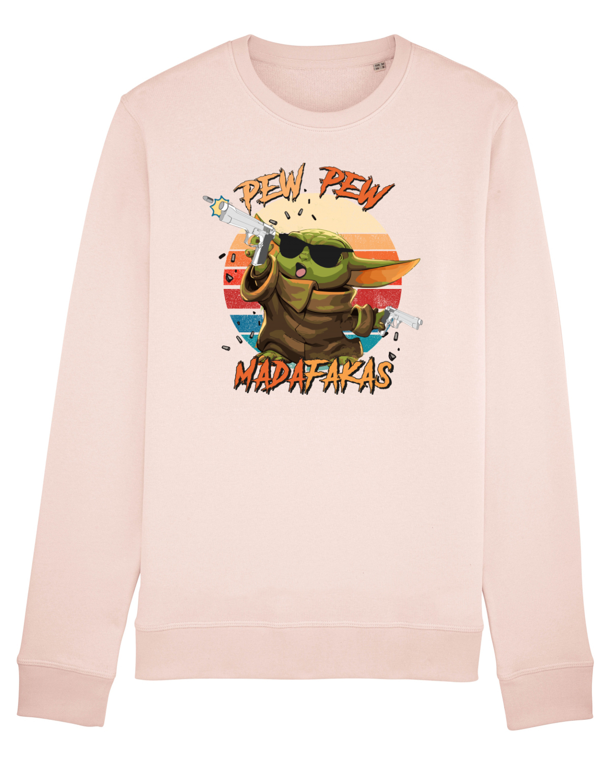 Bluză mânecă lungă Unisex Rise Candy Pink