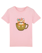 Pentru iubitorii de cafea  Tricou mânecă scurtă  Copii Mini Creator