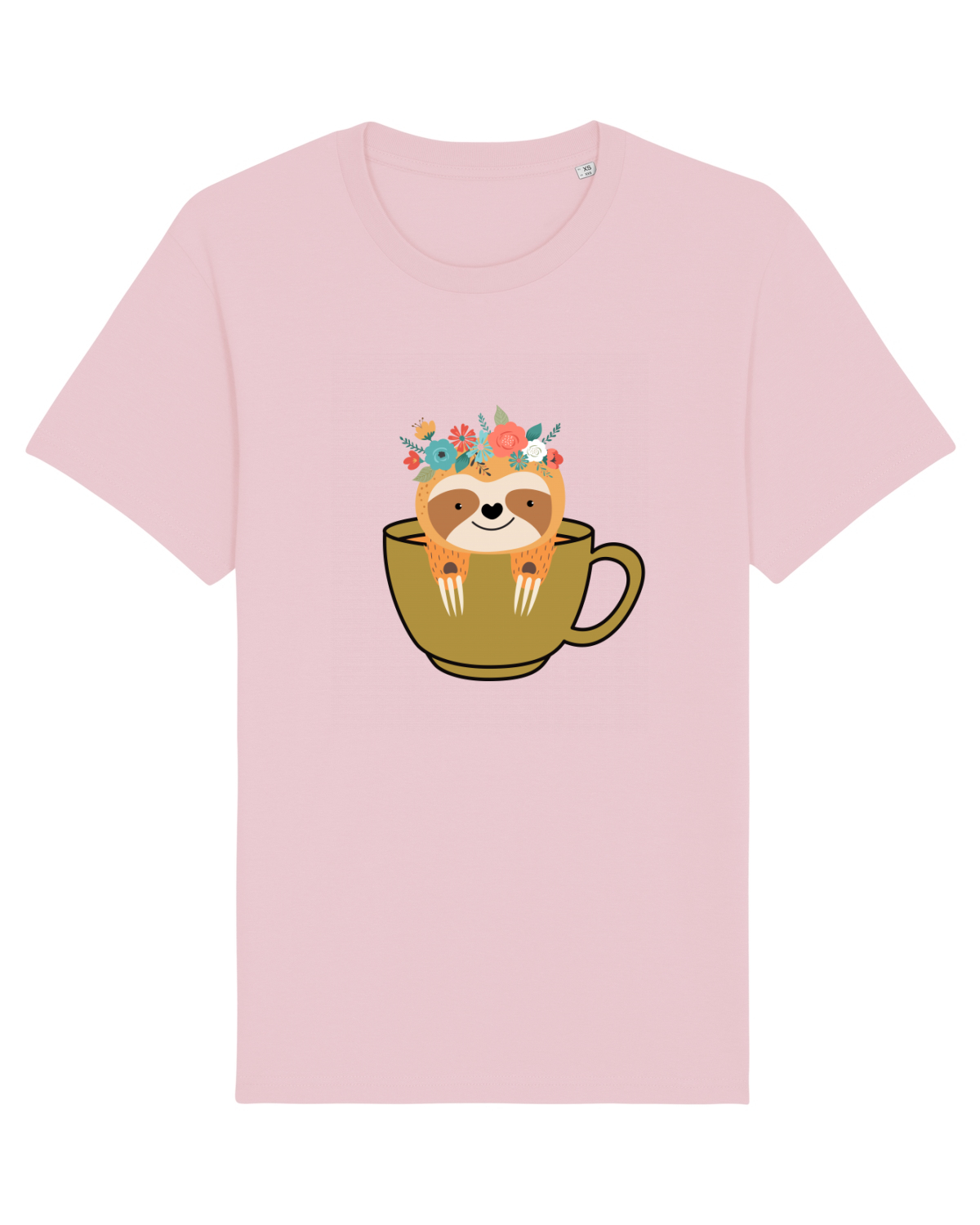 Tricou mânecă scurtă Unisex Rocker Cotton Pink