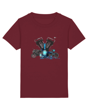 Motorcycle tech Burgundy