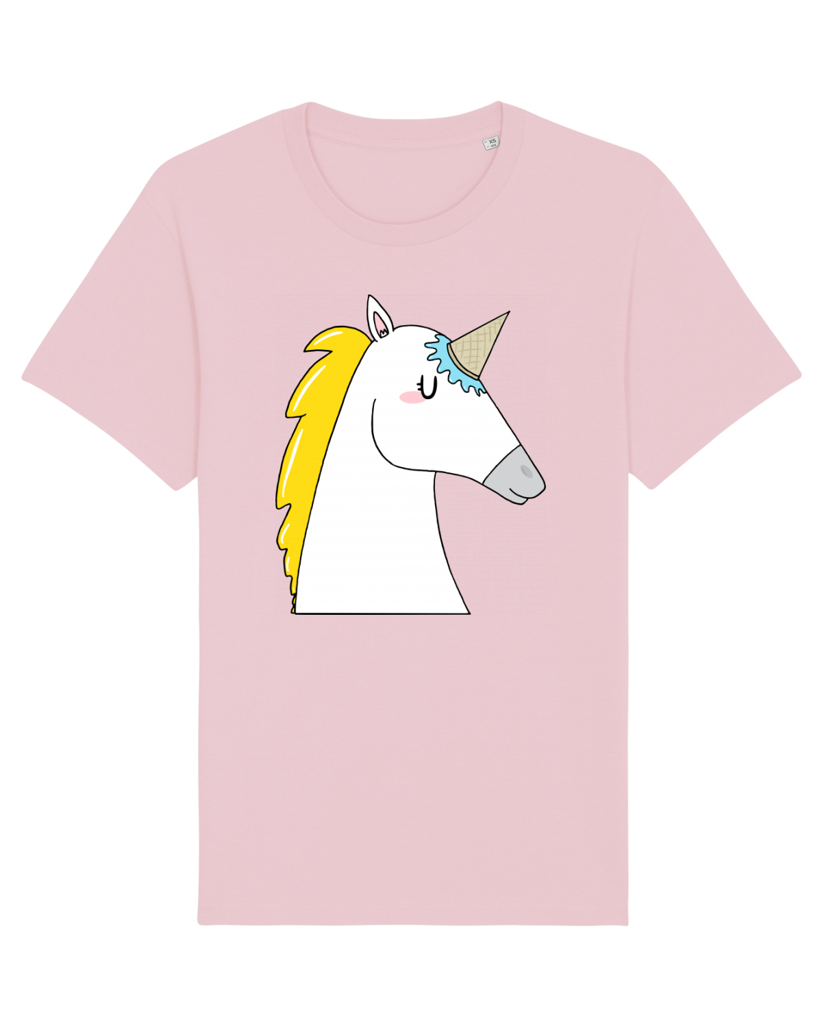 Tricou mânecă scurtă Unisex Rocker Cotton Pink