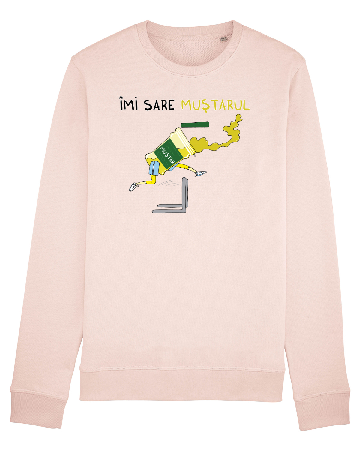 Bluză mânecă lungă Unisex Rise Candy Pink