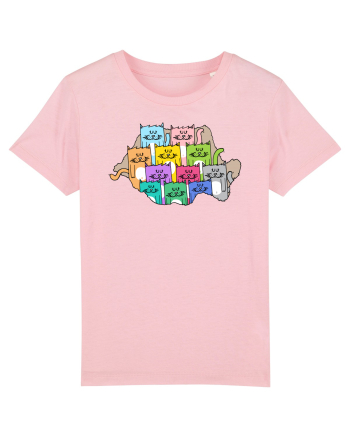 Meow-mania Cotton Pink