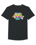Meow-mania Tricou mânecă scurtă guler larg Bărbat Skater
