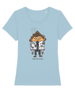 Doctor House Tricou mânecă scurtă guler larg fitted Damă Expresser