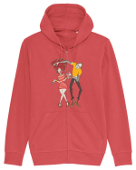 Girl and Boy Dancing Hanorac cu fermoar Unisex Connector