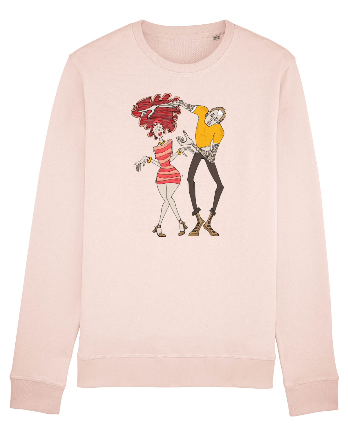Bluză mânecă lungă Unisex Rise Candy Pink
