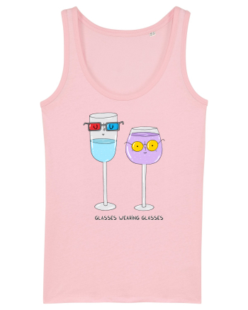 Glasses wearing glasses Cotton Pink