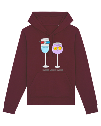 Glasses wearing glasses Burgundy