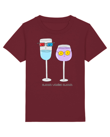 Glasses wearing glasses Burgundy