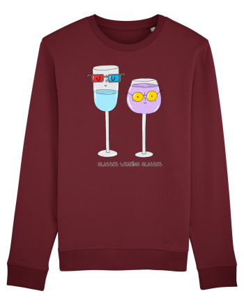 Glasses wearing glasses Burgundy