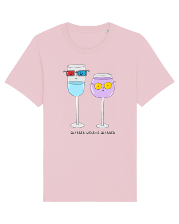 Glasses wearing glasses Cotton Pink