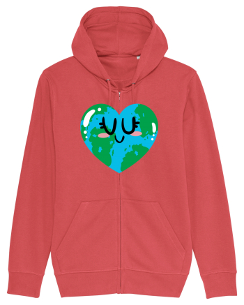 I Love Earth Carmine Red