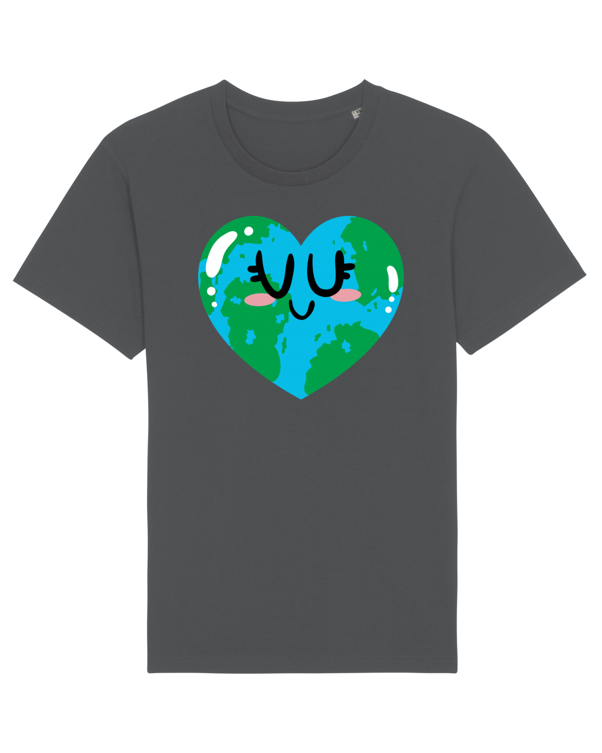Tricou mânecă scurtă Unisex Rocker Anthracite