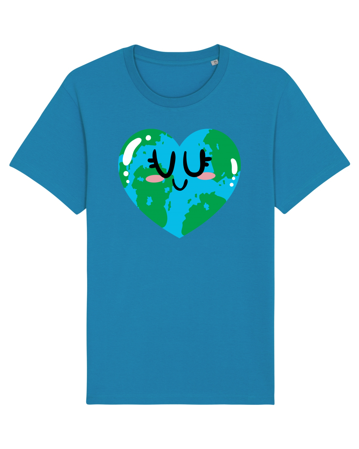 Tricou mânecă scurtă Unisex Rocker Azur