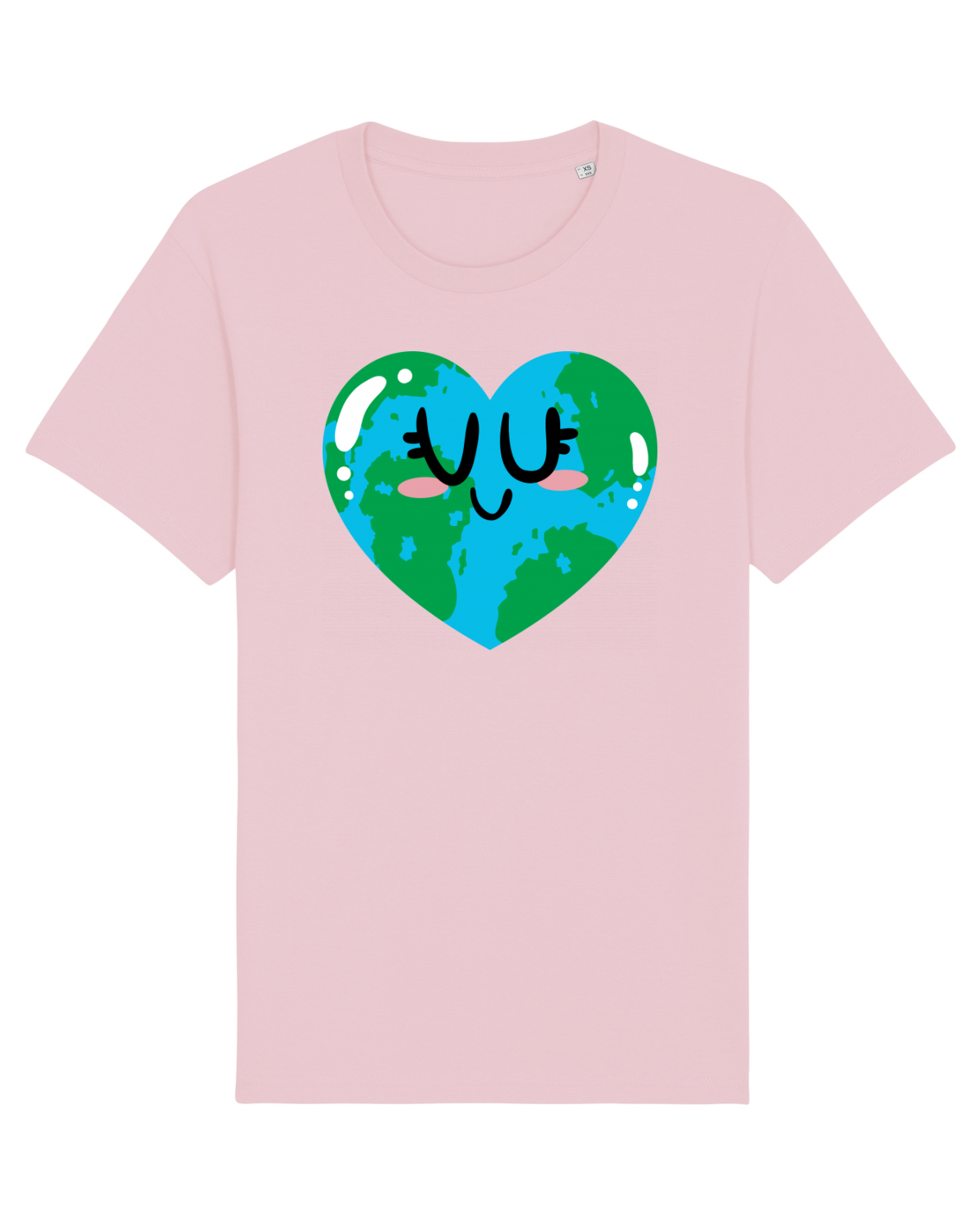 Tricou mânecă scurtă Unisex Rocker Cotton Pink