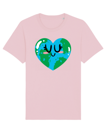 I Love Earth Cotton Pink