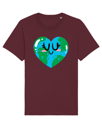 I Love Earth Burgundy