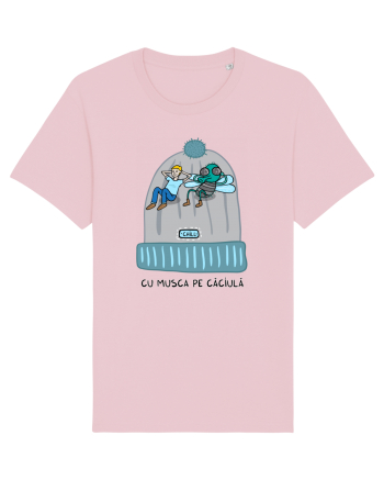 Cu musca pe căciulă Cotton Pink
