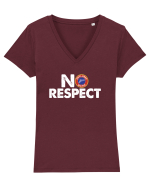 No Respect Tricou mânecă scurtă guler V Damă Evoker