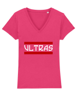 ULTRAS Tricou mânecă scurtă guler V Damă Evoker