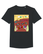 Funny Tricou mânecă scurtă guler larg Bărbat Skater