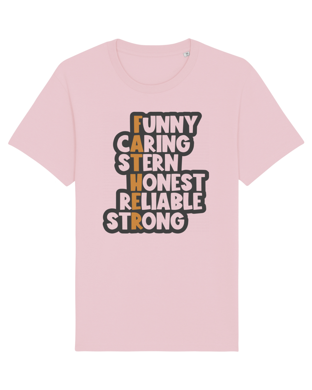 Tricou mânecă scurtă Unisex Rocker Cotton Pink