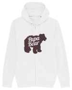 Papa Bear Hanorac cu fermoar Unisex Connector