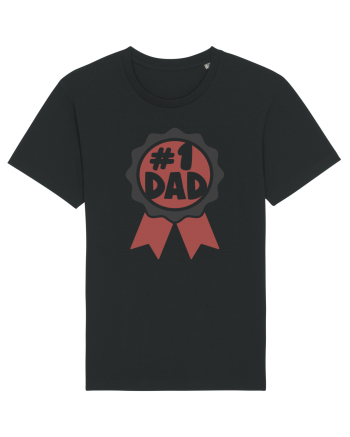 Number One Dad Black