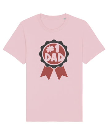 Number One Dad Cotton Pink