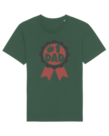 Number One Dad Bottle Green