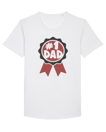 Number One Dad White